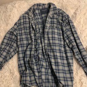 Blue Calvin Klein Jeans Flannel